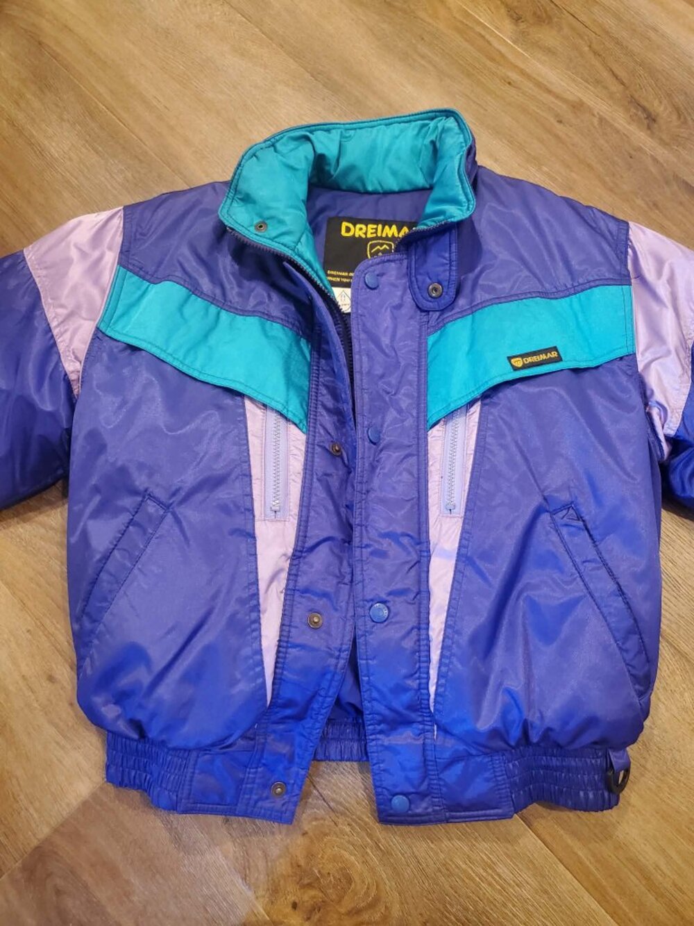 Retro Colorblock Ski Jacket